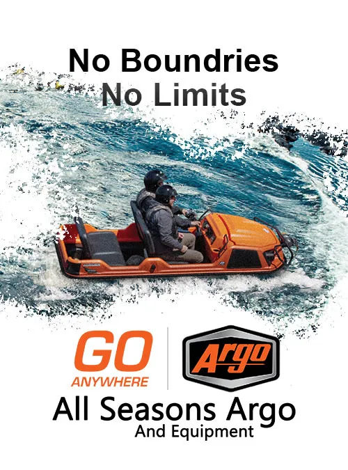 All Seasons Argo and Equipment. No Limits on Your Adventures